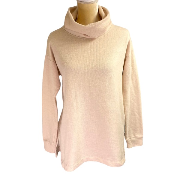 J. Crew Funnelneck Fleece Sweatshirt - Picture 2 of 9